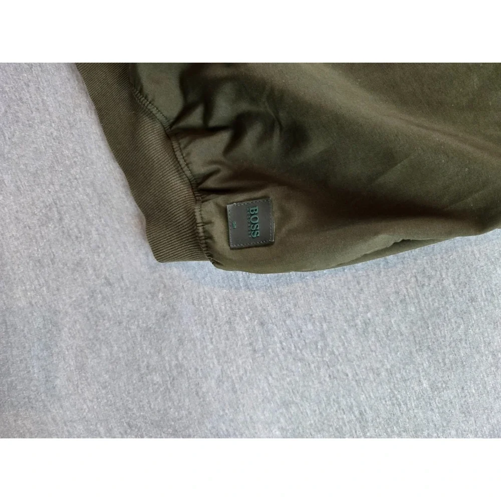 Boss Hugo Boss Golf Jacket Mens XL‎ Green 1/4 Zip Pullover Windbreaker Portugal